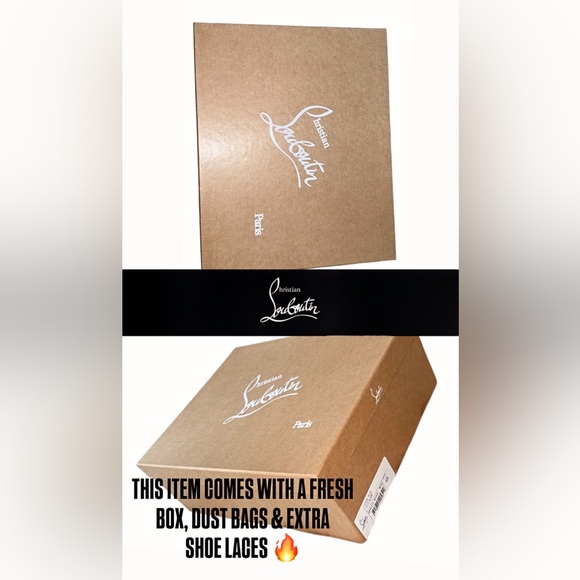 Christian Louboutin - White Leather High-Top Sneakers - Orig. $945.00 - Size 48 - Picture 11 of 12